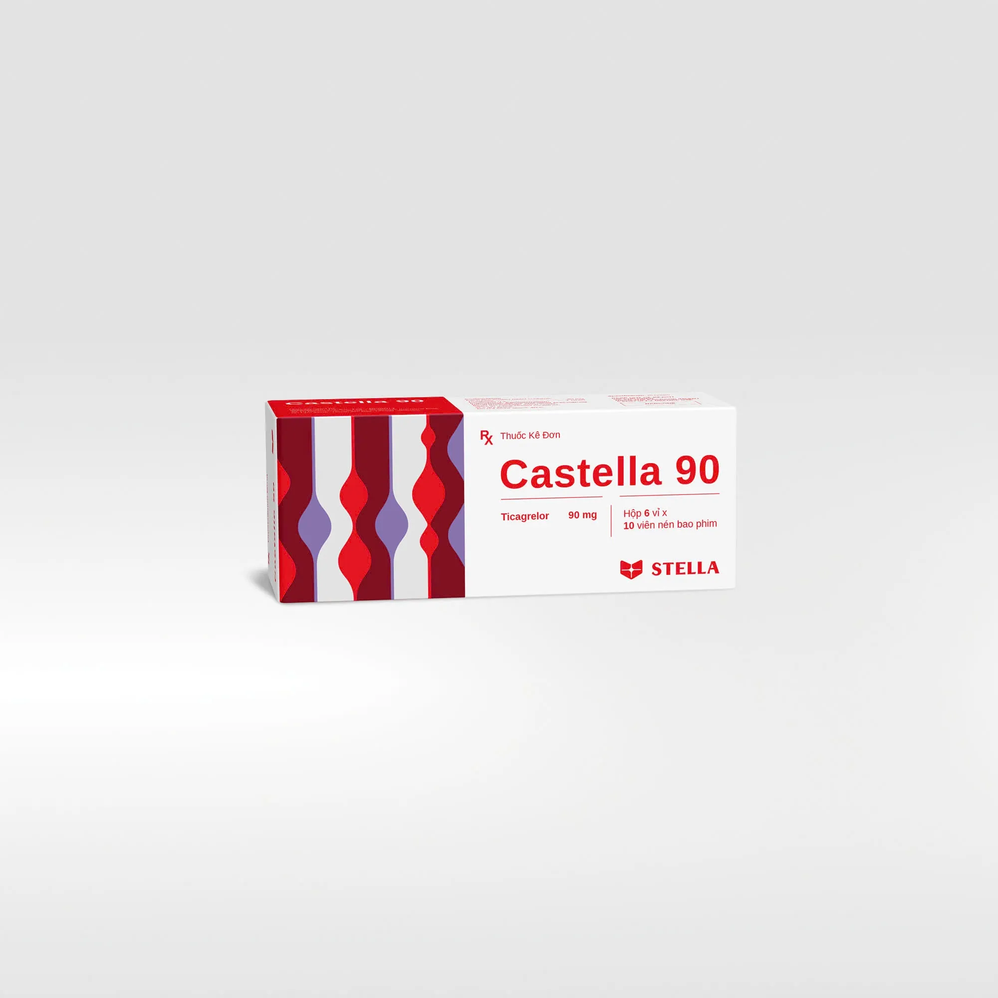 Castella 90mg Stella (H/30v) – Thuốc phòng ngừa biến cố tim mạch hiệu quả